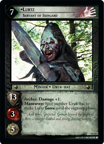 LotR TCG Wiki: Invincible Uruk (11S190)