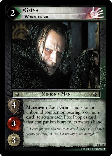 LotR TCG Wiki: Gollum, Plotting Deceiver (7R58)