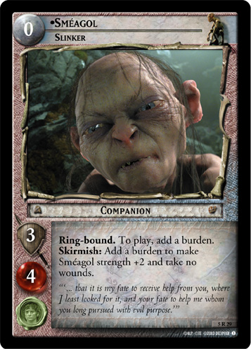 LotR TCG Wiki: Gollum, Dark as Darkness (9R+28)