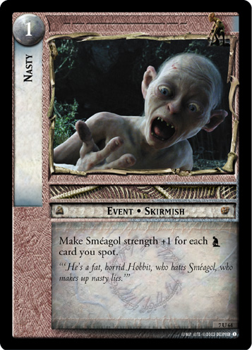 LotR TCG Wiki: Gollum, Stinker (T) (5R25T)