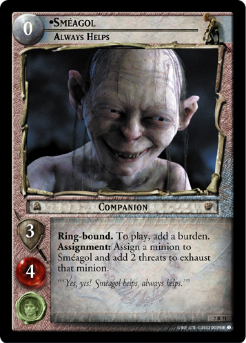 Smeagol, Slinker (5R29) - LOTR-TCG Wiki