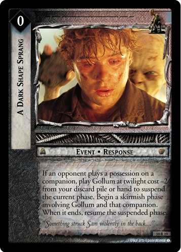 LotR TCG Wiki: Gollum, Dark as Darkness (9R+28)