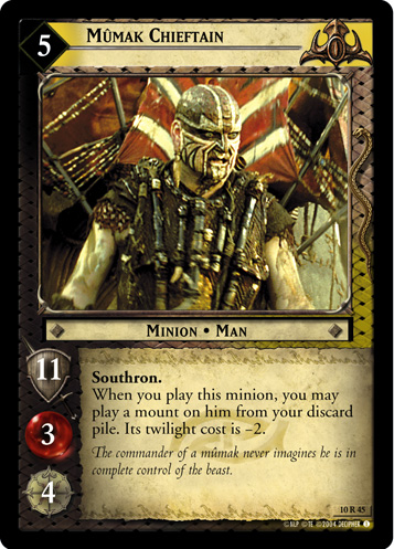 LotR TCG Wiki: Shagrat, Captain of Cirith Ungol (10R99)