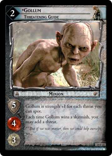 LotR TCG Wiki: Gollum, Dark as Darkness (9R+28)