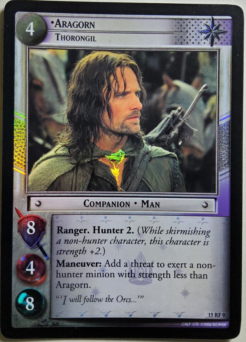 Aragorn, Thorongil (15RF9) - LOTR-TCG Wiki