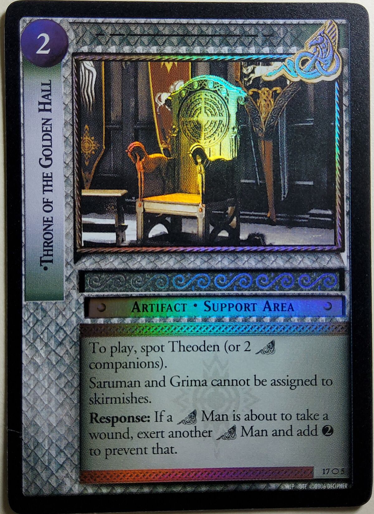 Throne of the Golden Hall (17O5) - LOTR-TCG Wiki