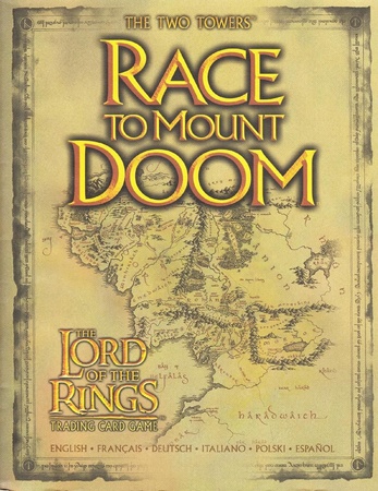 Cover to the TTT Race to Mount Doom manual. (Click through to read English PDF).